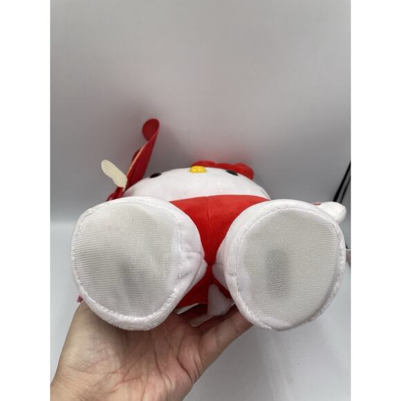 Hello Kitty Valentines “Be Mine” Plush Side Stepper Red New With Tags - Picture 10 of 10